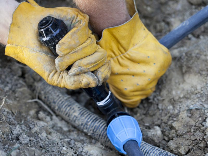 lawn irrigation repair